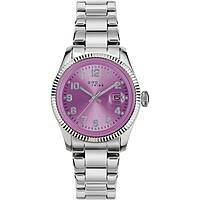 only time watch Steel Pink dial woman EW0625