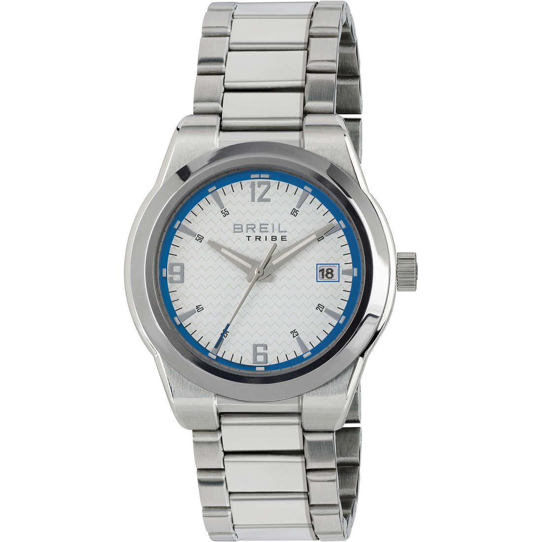only time watch Steel White dial man Slider EW0366