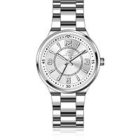 only time watch Steel White dial woman BU68