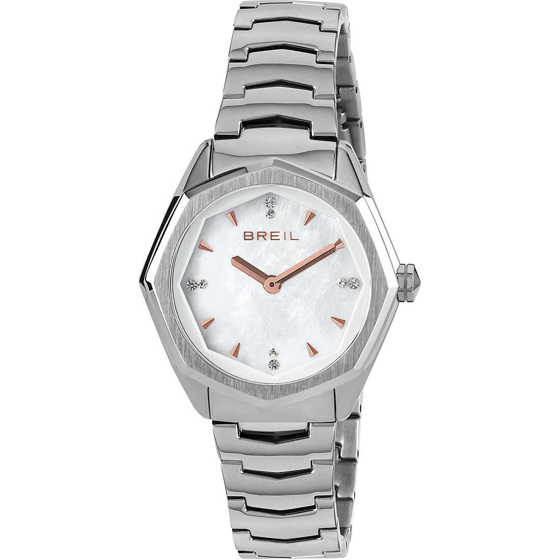 only time watch Steel White dial woman Eight TW1702
