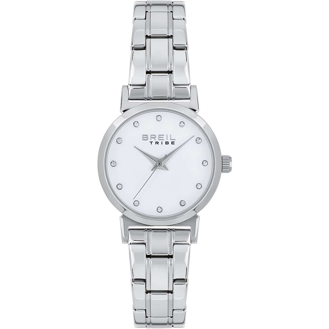 only time watch Steel White dial woman EW0612