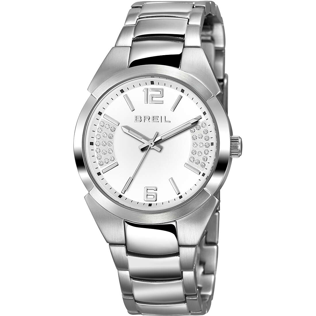 only time watch Steel White dial woman Gap TW1399