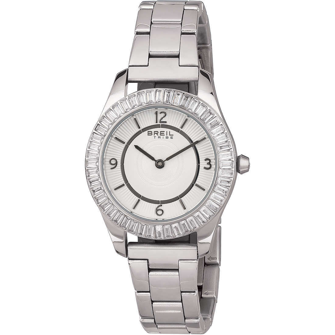 only time watch Steel White dial woman Meghan EW0467