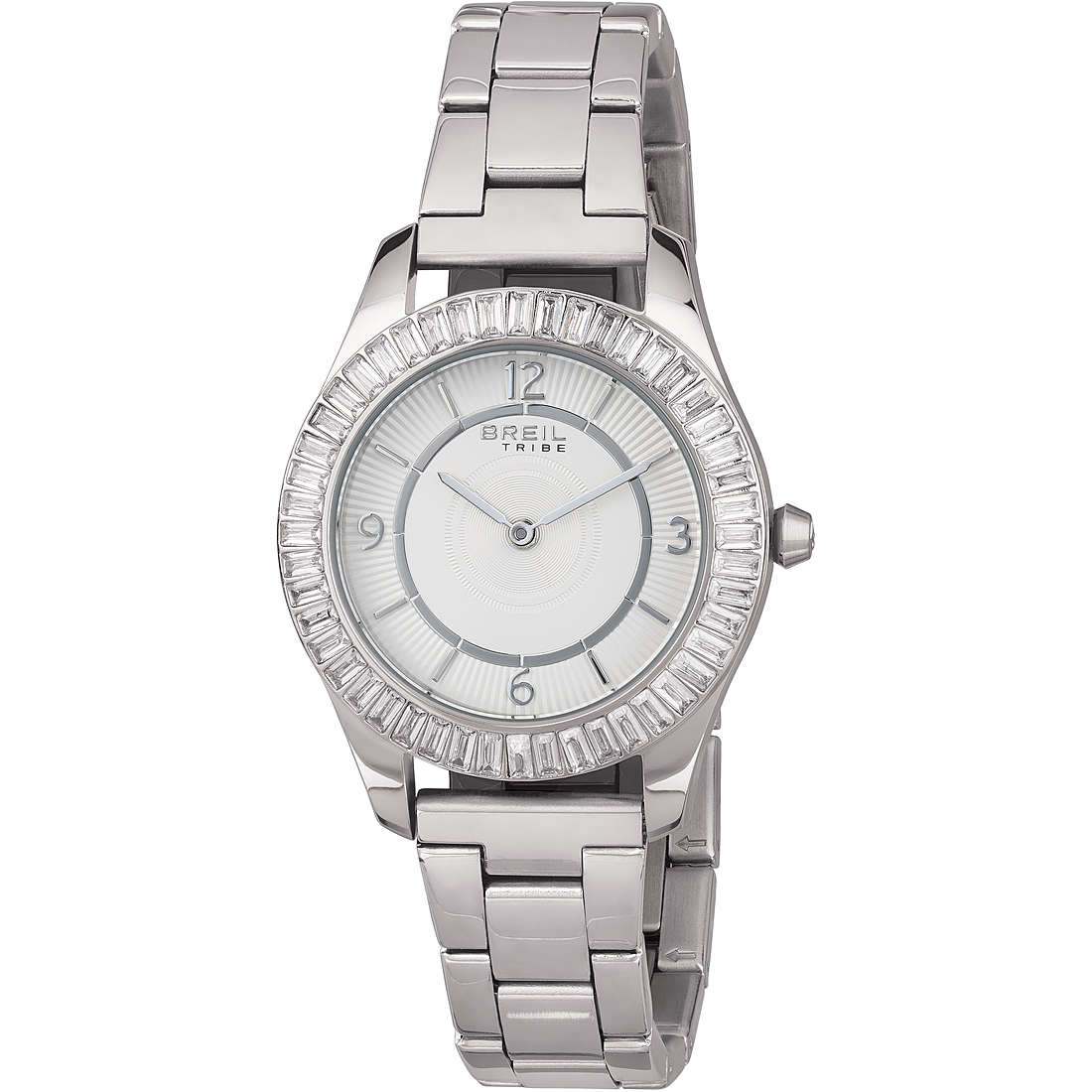 only time watch Steel White dial woman Meghan EW0468