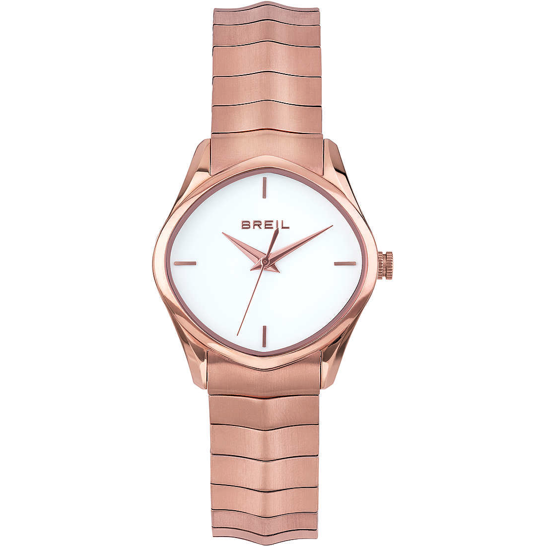 only time watch Steel White dial woman Sinuous TW1904