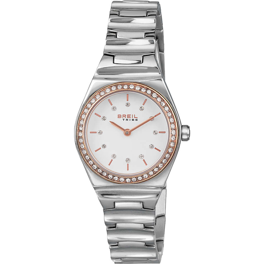 only time watch Steel White dial woman Waves EW0454