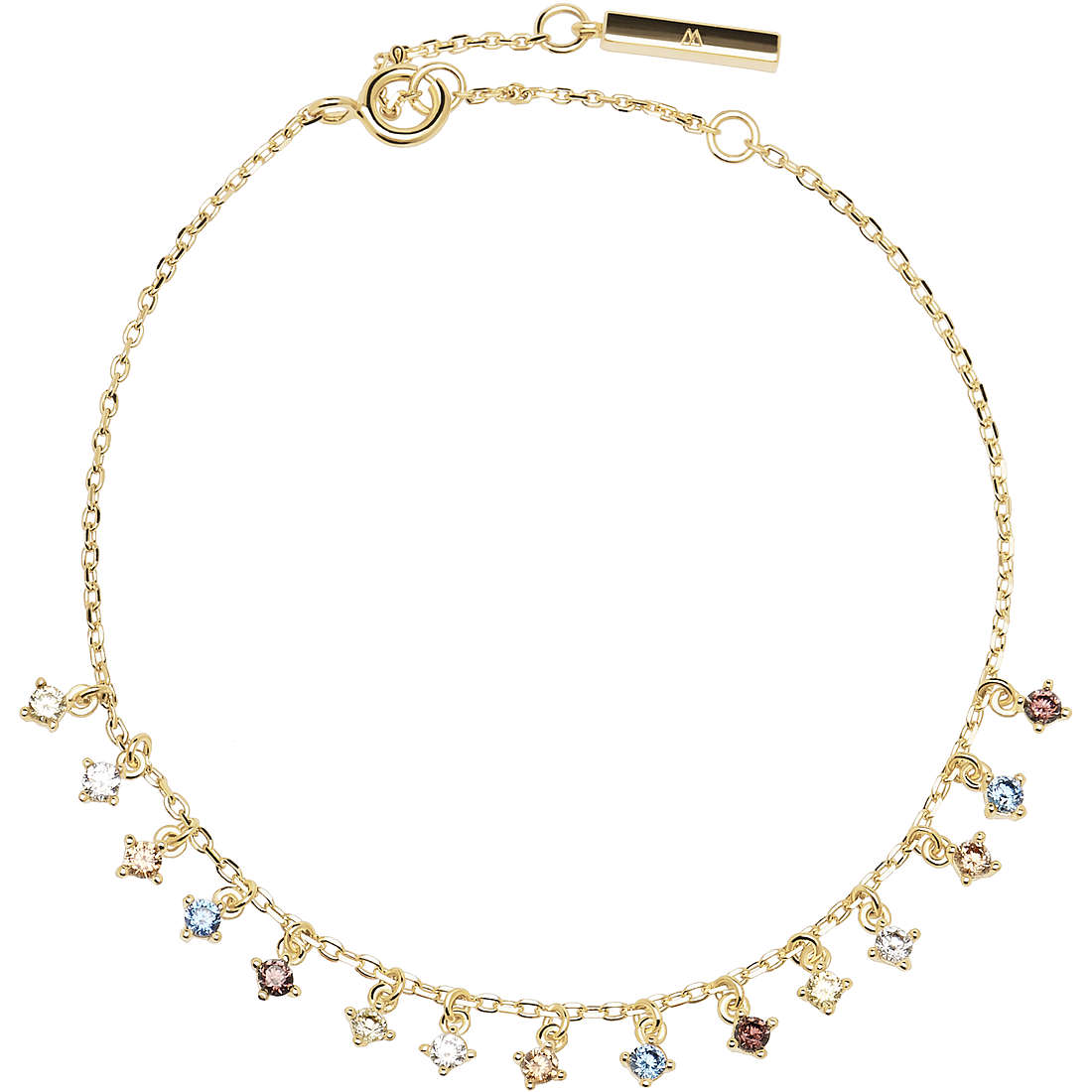 PDPaola Five bracelet woman Bracelet with 925 Silver Charms/Beads jewel PU01-109-U