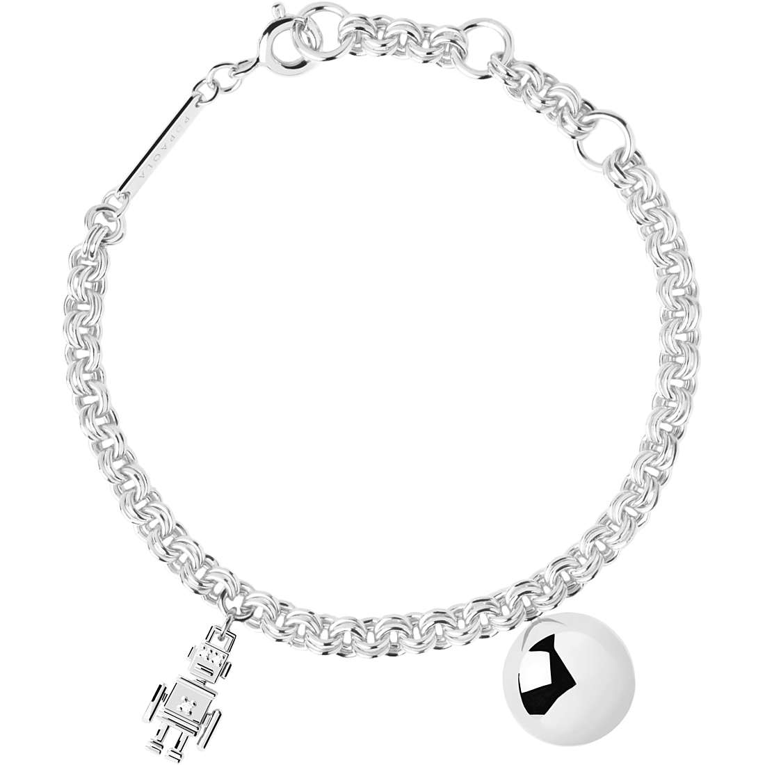 PDPaola Super Future bracelet woman Bracelet with 925 Silver Charms/Beads jewel PU02-163-U