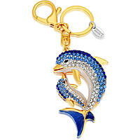 Portamiconte woman with dolphins key-rings. PCT-75A