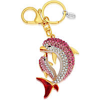 Portamiconte woman with dolphins key-rings. PCT-75B