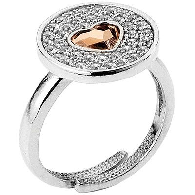 ring 925 Silver woman jewel Crystals 600091A-16