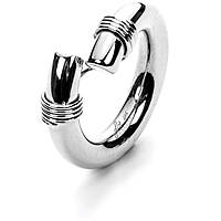 ring band style 4US Cesare Paciotti jewel woman 4UAN5310W-14