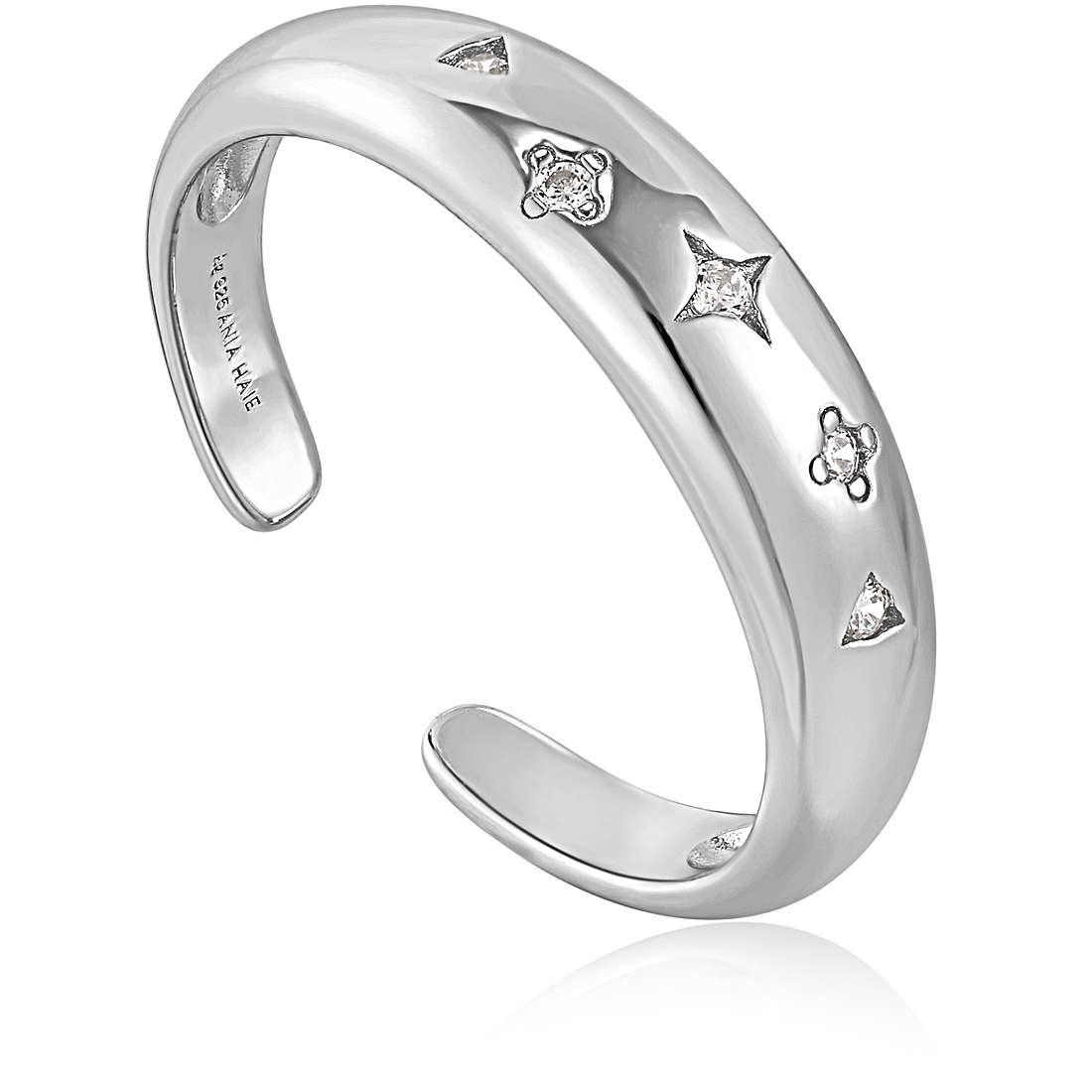 ring band style Ania Haie Rising Star jewel woman R034-01H