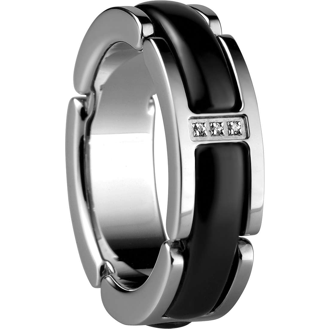 ring band style Bering Ceramic Link jewel woman 502-16-105
