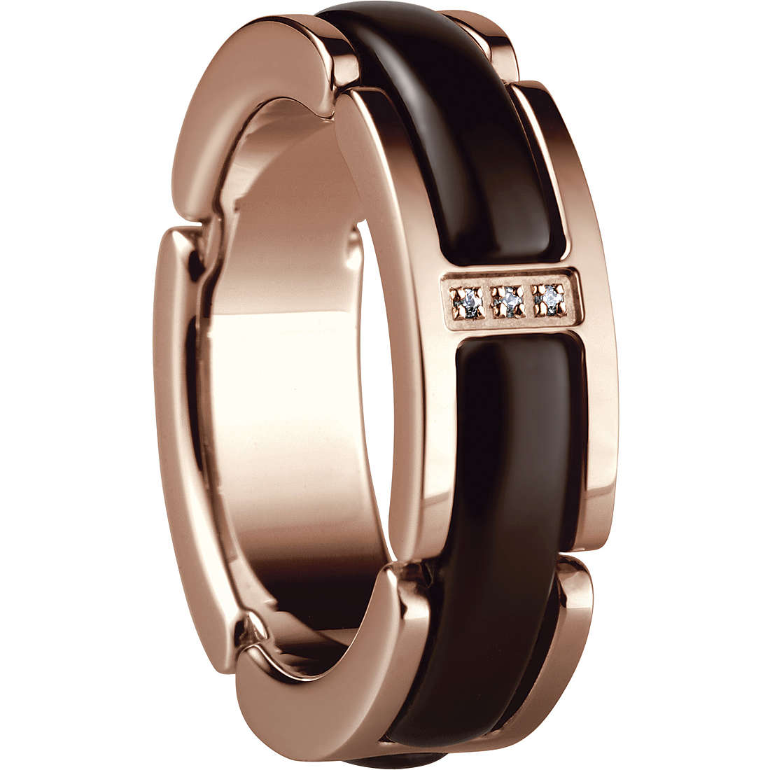 ring band style Bering Ceramic Link jewel woman 502-39-85