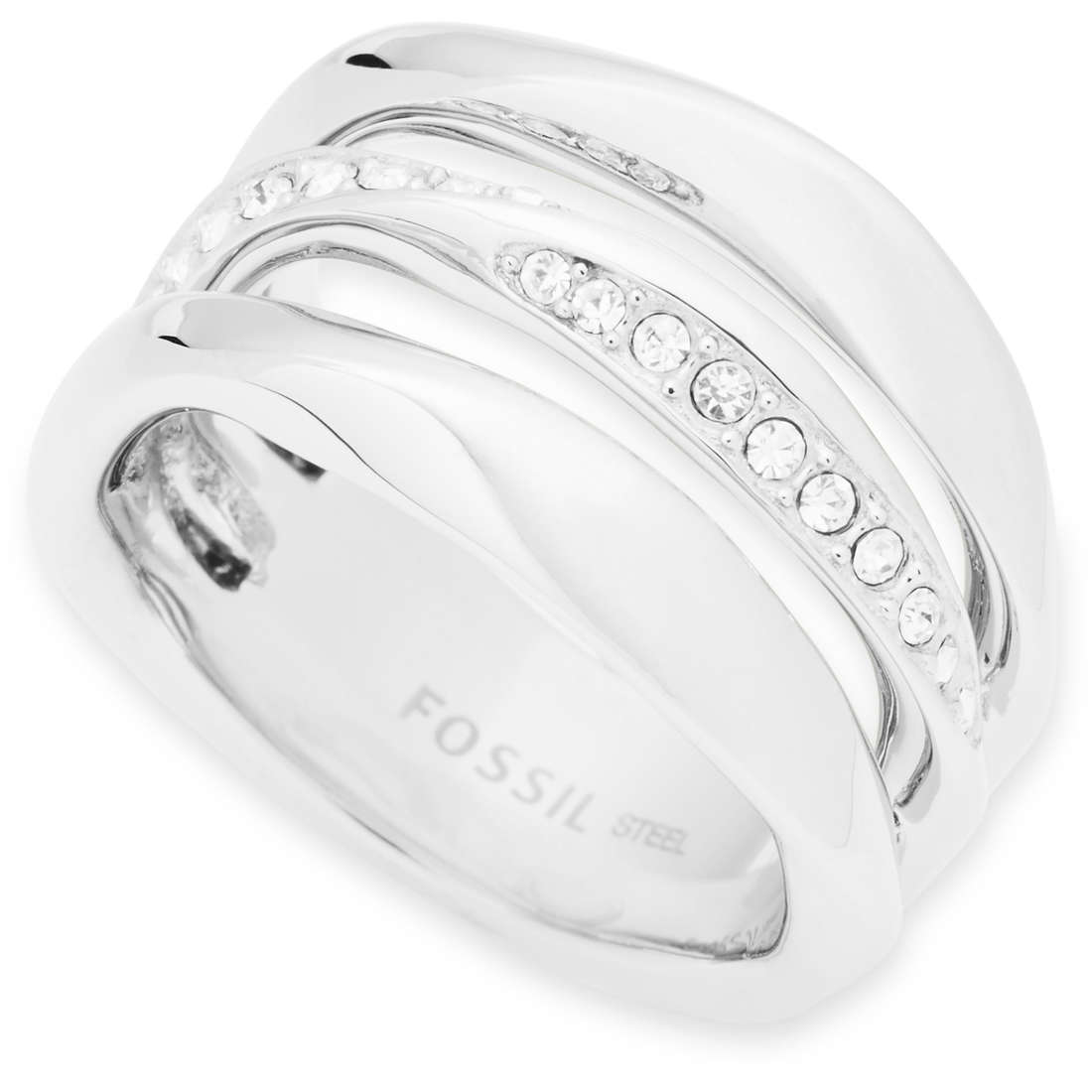 ring band style Fossil Classics jewel woman JF01147040505