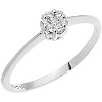 ring Engagement Solitaire Comete Rose di diamanti ANB 2546