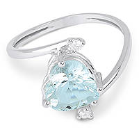 ring Engagement Solitaire GioiaPura Oro e Diamanti GIDANCAQ130-004W