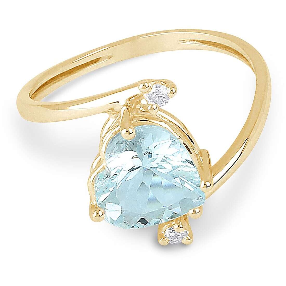 ring Engagement Solitaire GioiaPura Oro e Diamanti GIDANCAQ130-004Y