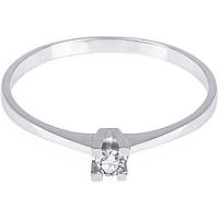 ring Engagement Solitaire GioiaPura Oro e Diamanti GIDASA-005W