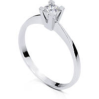 ring Engagement Solitaire GioiaPura Oro e Diamanti GIDASAA-015W