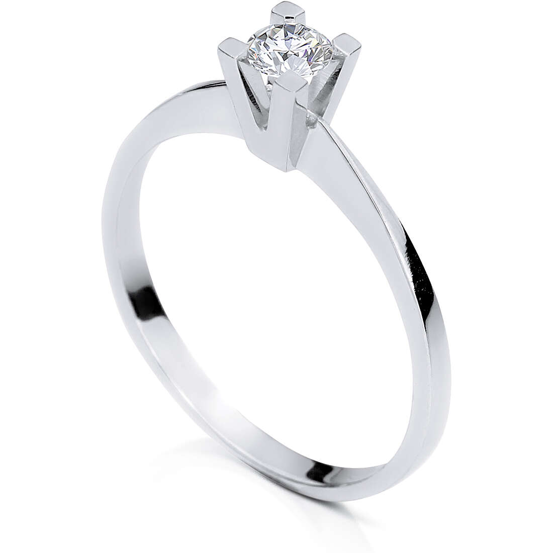 ring Engagement Solitaire GioiaPura Oro e Diamanti GIDASAA-020W