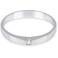 ring Engagement Solitaire GioiaPura Oro e Diamanti GIDASML-005W