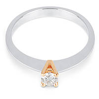 ring Engagement Solitaire GioiaPura Oro e Diamanti GIDASR-015WR
