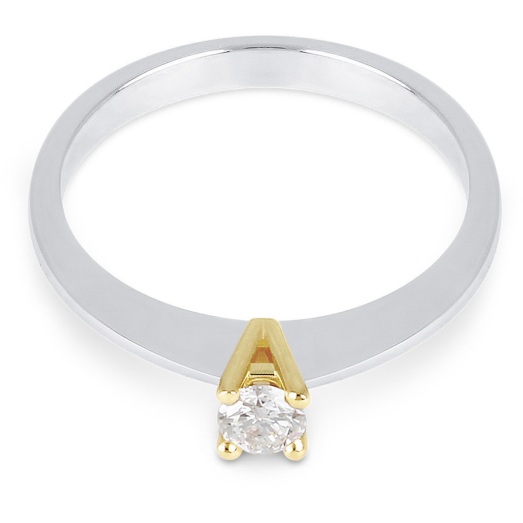ring Engagement Solitaire GioiaPura Oro e Diamanti GIDASR-015WY