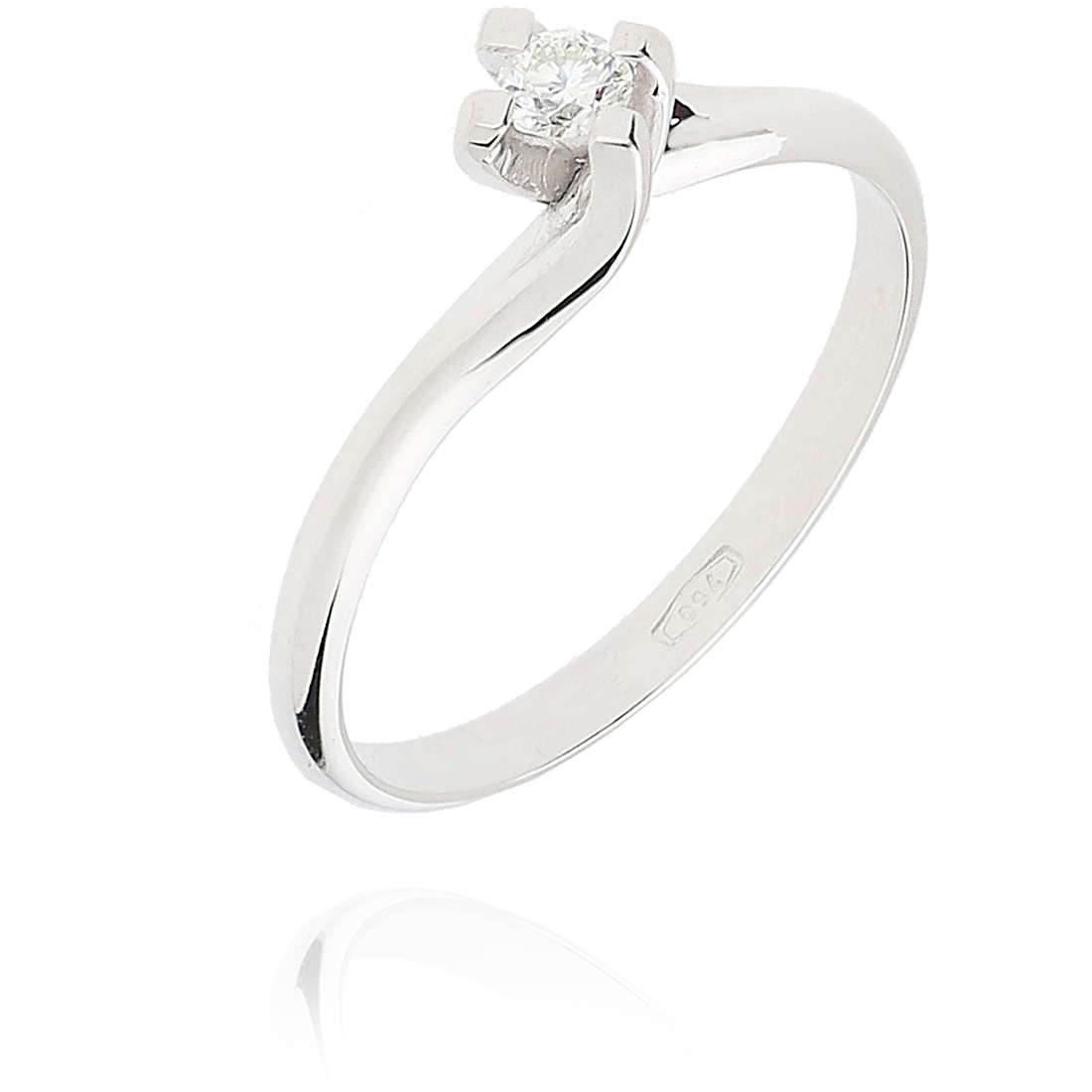 ring Engagement Solitaire GioiaPura Oro e Diamanti GIPSD41-03