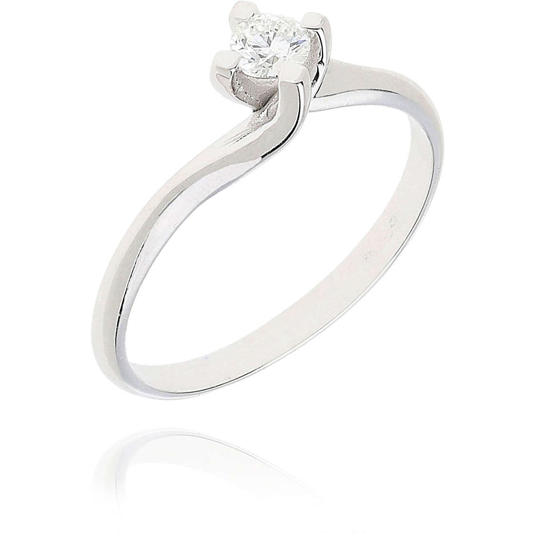 ring Engagement Solitaire GioiaPura Oro e Diamanti GIPSD41-12