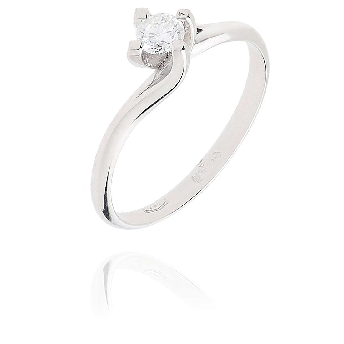 ring Engagement Solitaire GioiaPura Oro e Diamanti GIPSD41-19