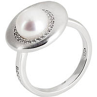 ring jewel 925 Silver woman jewel Pearls, Zircons AN463P-15