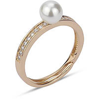 ring jewel 925 Silver woman jewel Pearls, Zircons AN466D