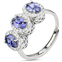 ring jewel 925 Silver woman jewel Zircons AN489B