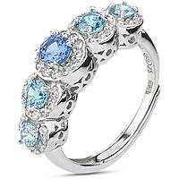 ring jewel 925 Silver woman jewel Zircons AN490A