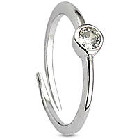ring jewel 925 Silver woman jewel Zircons GAN051W