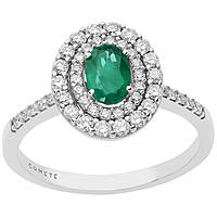 ring jewel Gold woman jewel Diamond, Emerald ANB 2417