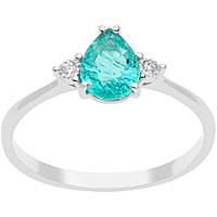 ring jewel Gold woman jewel Diamond, Emerald ANB 2486