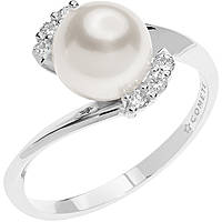 ring jewel Gold woman jewel Diamond, Pearls ANP 410
