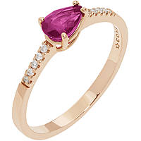 ring jewel Gold woman jewel Diamond, Ruby ANB 2634