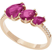 ring jewel Gold woman jewel Diamond, Ruby ANB 2638