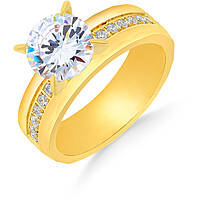 ring jewel woman Steel colour Gold KA004G16