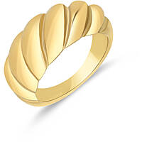 ring jewel woman Steel colour Gold KA015G14