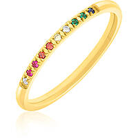 ring jewel woman Steel colour Gold KA023G12
