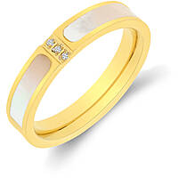 ring jewel woman Steel colour Gold KA039G14
