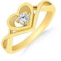 ring jewel woman Steel colour Gold KA056G12