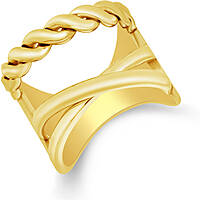 ring jewel woman Steel colour Gold KA064G16