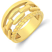 ring jewel woman Steel colour Gold KA084G14