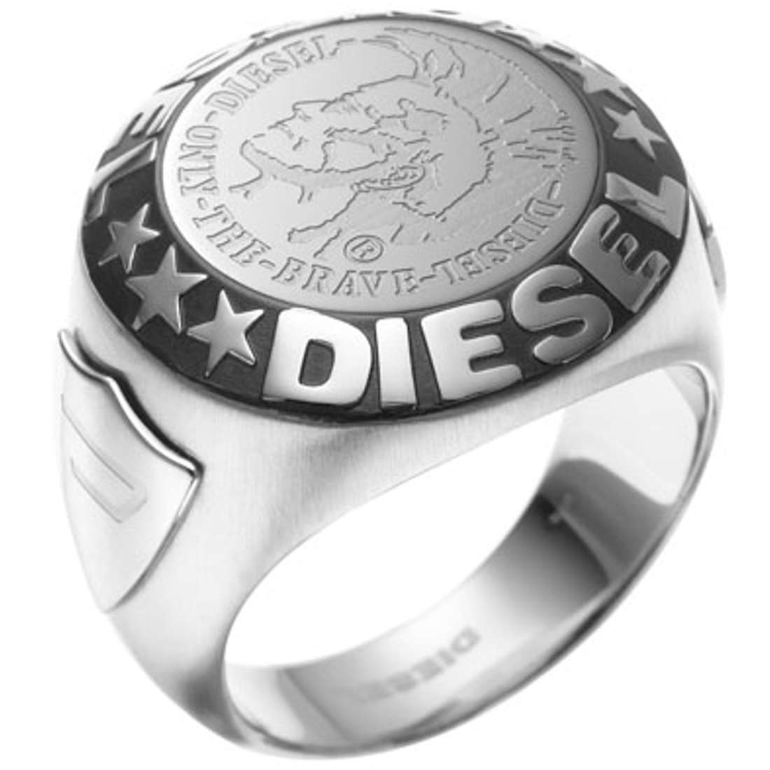 ring man jewellery Diesel Steel DX0182040510